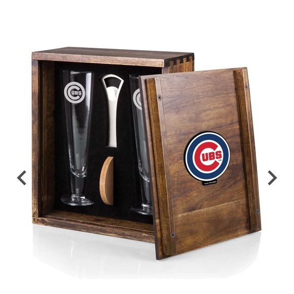 picnic time chicago cubs pilsner craft beer gift set - Picture 5 of 6
